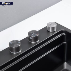 CHẬU RỬA CHÉN KLUGER KWF8161FB S76W PLUS - chau rua bat 1 ho kluger kwf8161fb s76w thac nuoc 11