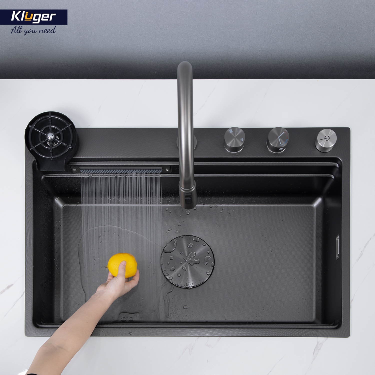 DỤNG CỤ RỬA CỐC KLUGER X 3B - chau rua bat 1 ho kluger kwf8161fb s76w thac nuoc 6