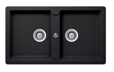 CHẬU GRANSTONE HAFELE HS19-GEN2S90 MÀU ĐEN 570.36.300