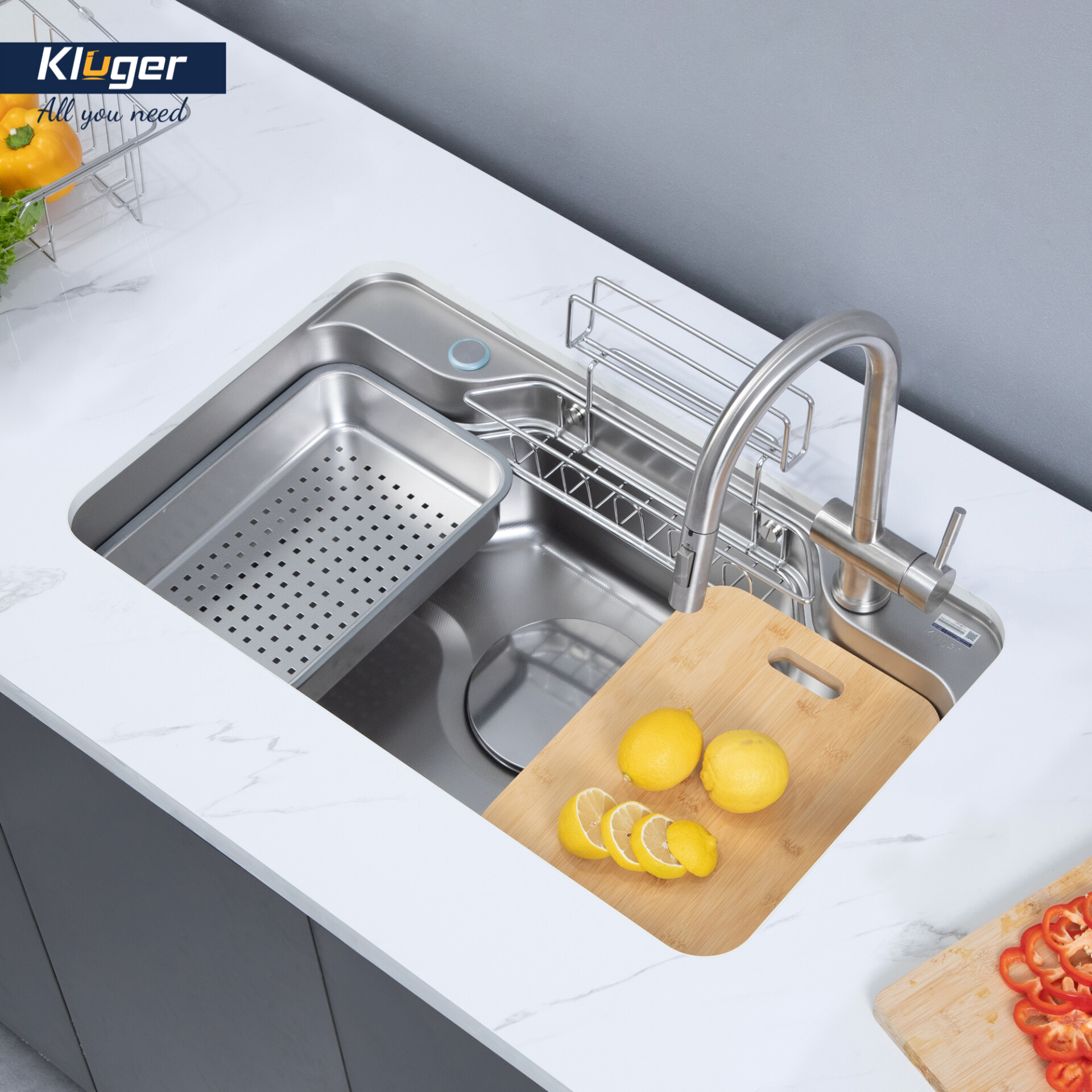 CHẬU RỬA CHÉN KLUGER KF7848FS S78 - chau rua bat kluger kf7848fs lap am 1