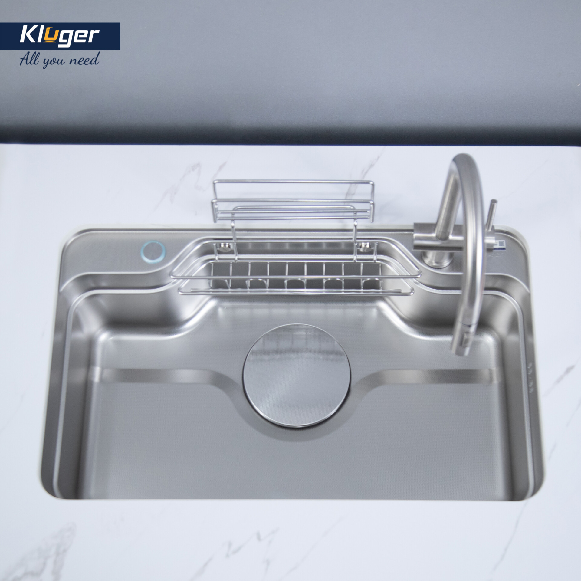 CHẬU RỬA CHÉN KLUGER KF7848FS S78 BASIC - chau rua bat kluger kf7848fs lap am 8