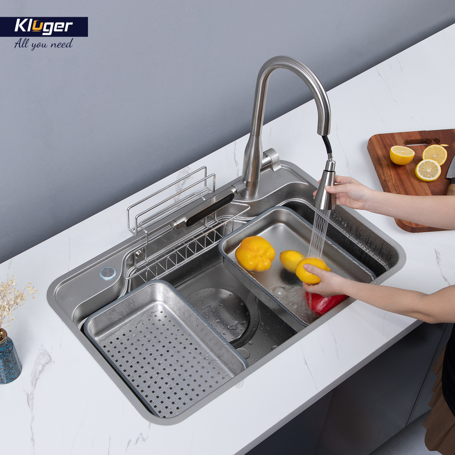 CHẬU RỬA CHÉN KLUGER KF7848FS S78 - chau rua bat kluger kf7848fs s78 taka series 4