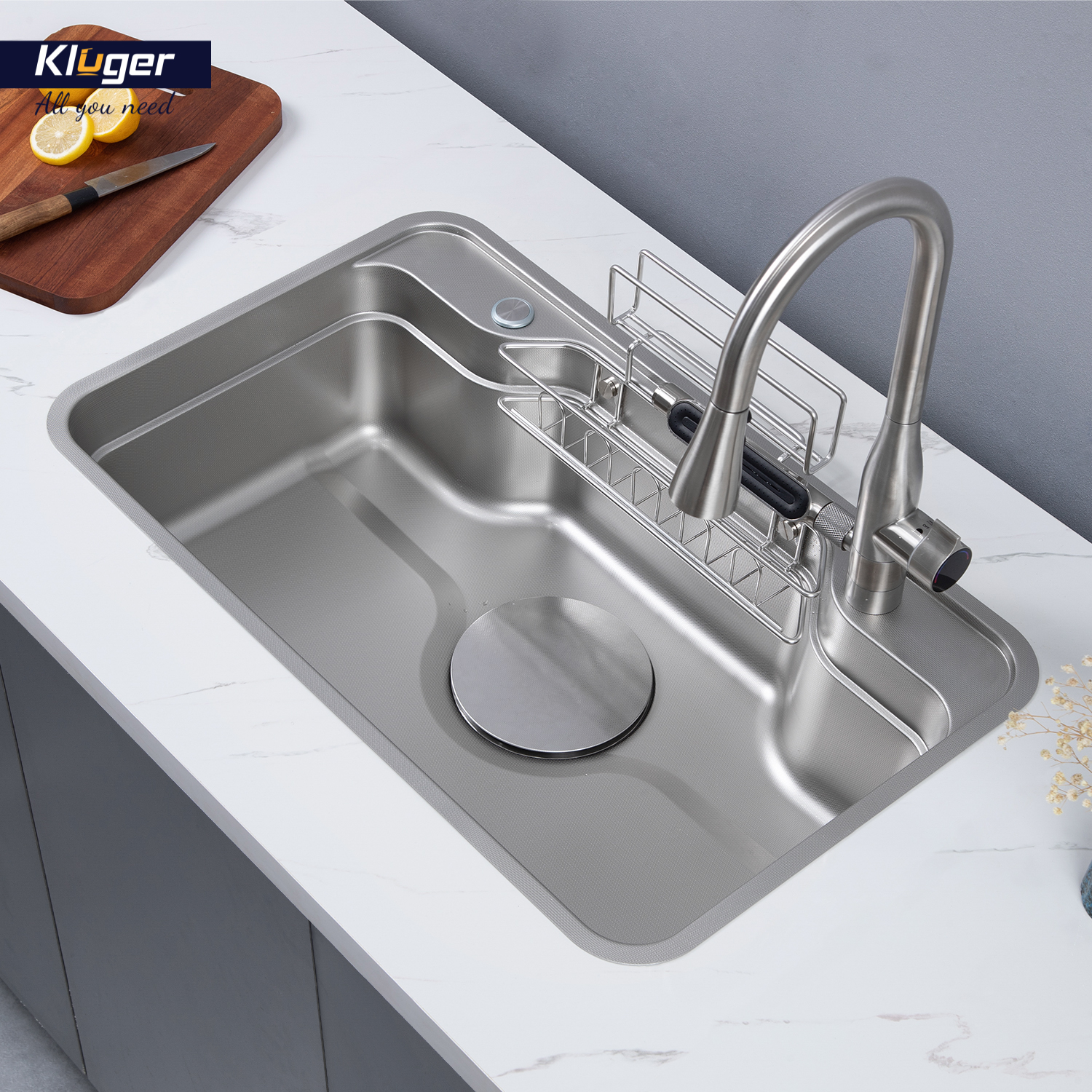 CHẬU RỬA CHÉN KLUGER KF7848FS S78 BASIC - chau rua bat kluger kf7848fs s78 taka series basic 6