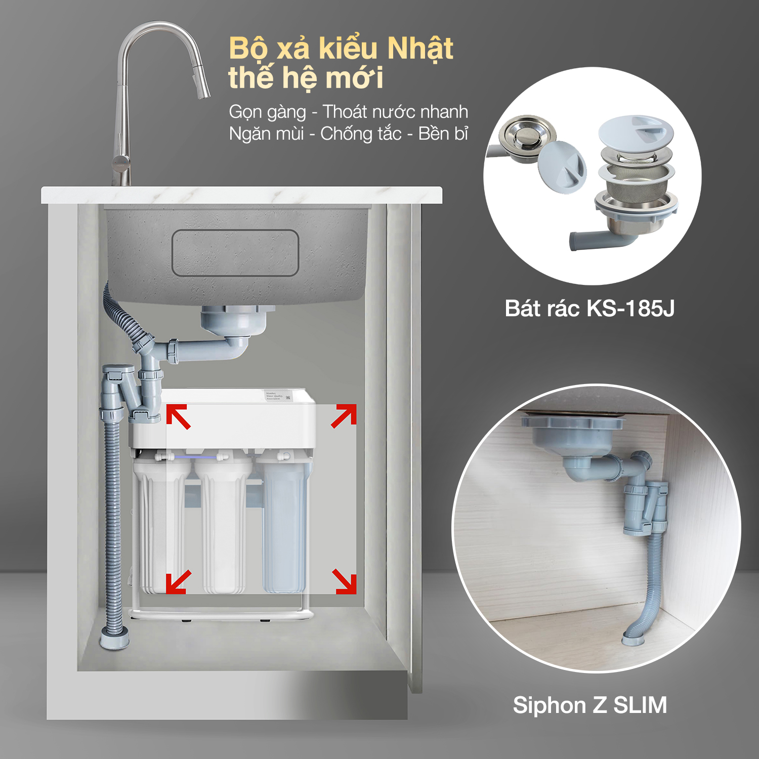 CHẬU RỬA CHÉN KLUGER KH8048FS S80 PLUS - chau rua bat kluger kh8048fs s80 chi tiet 1 1
