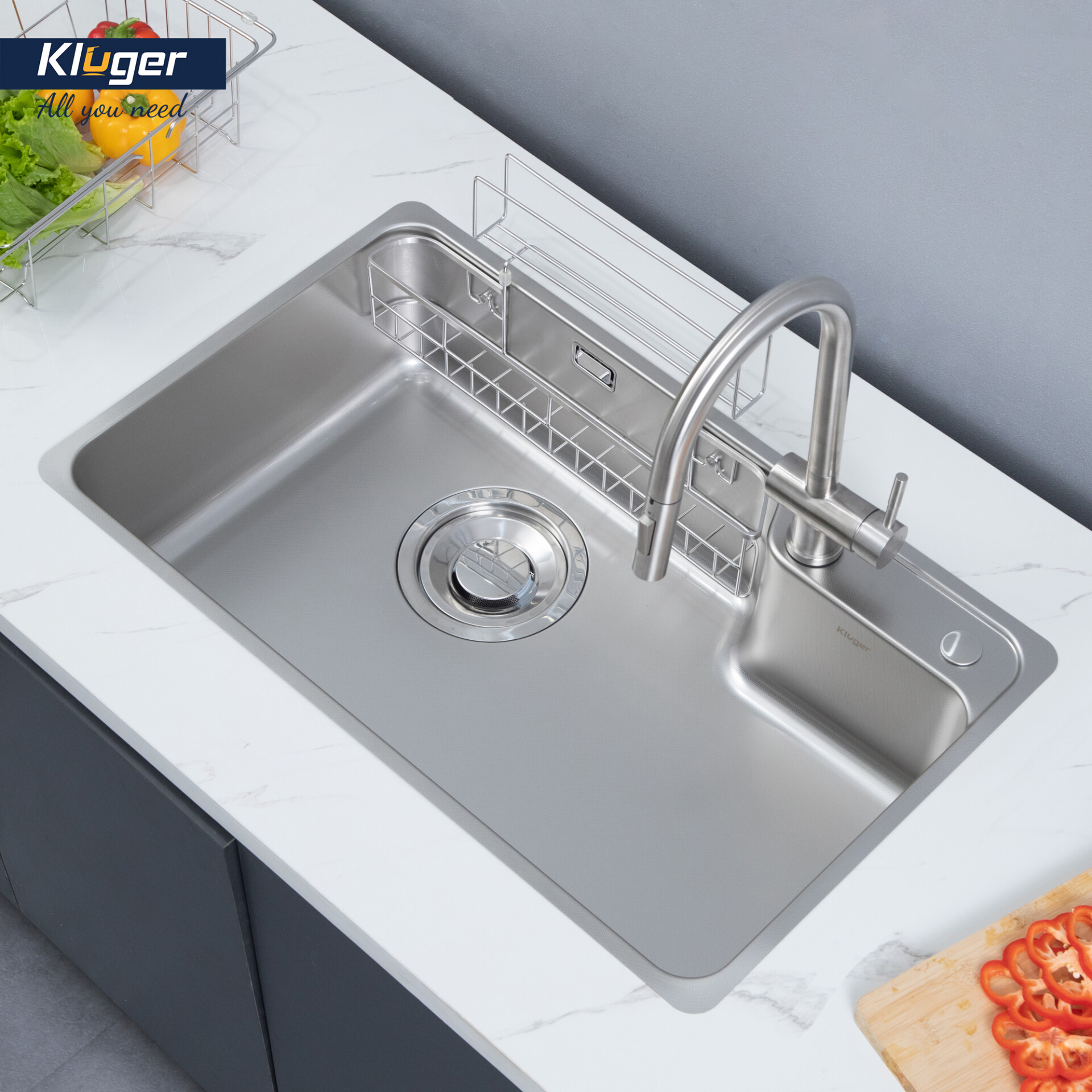CHẬU RỬA CHÉN KLUGER KH8048FS S80 - chau rua bat kluger kh8048fs s80 haru series 1