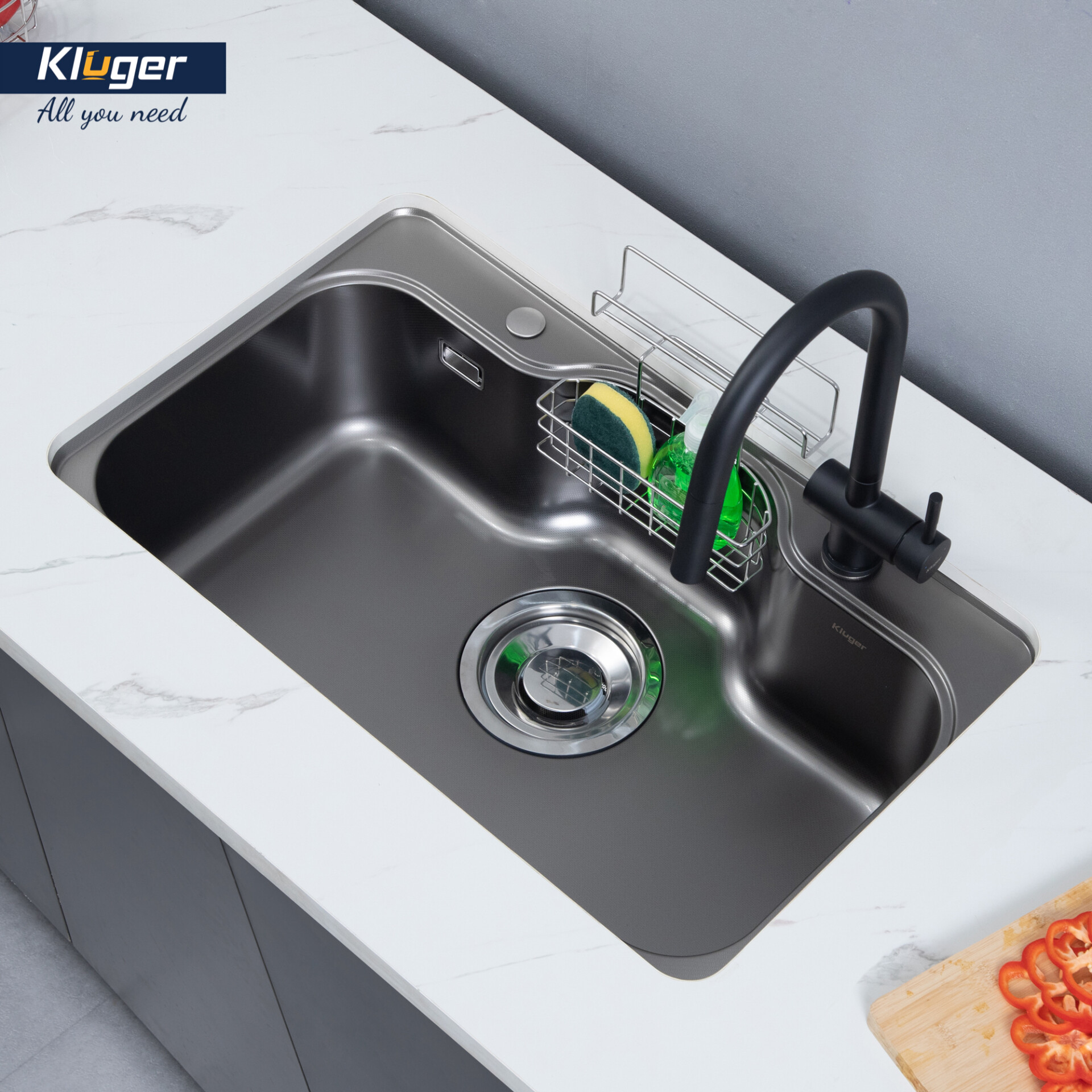 CHẬU RỬA CHÉN KLUGER KT8050FB S80 - chau rua bat kluger kt8050fb s80 basic 1