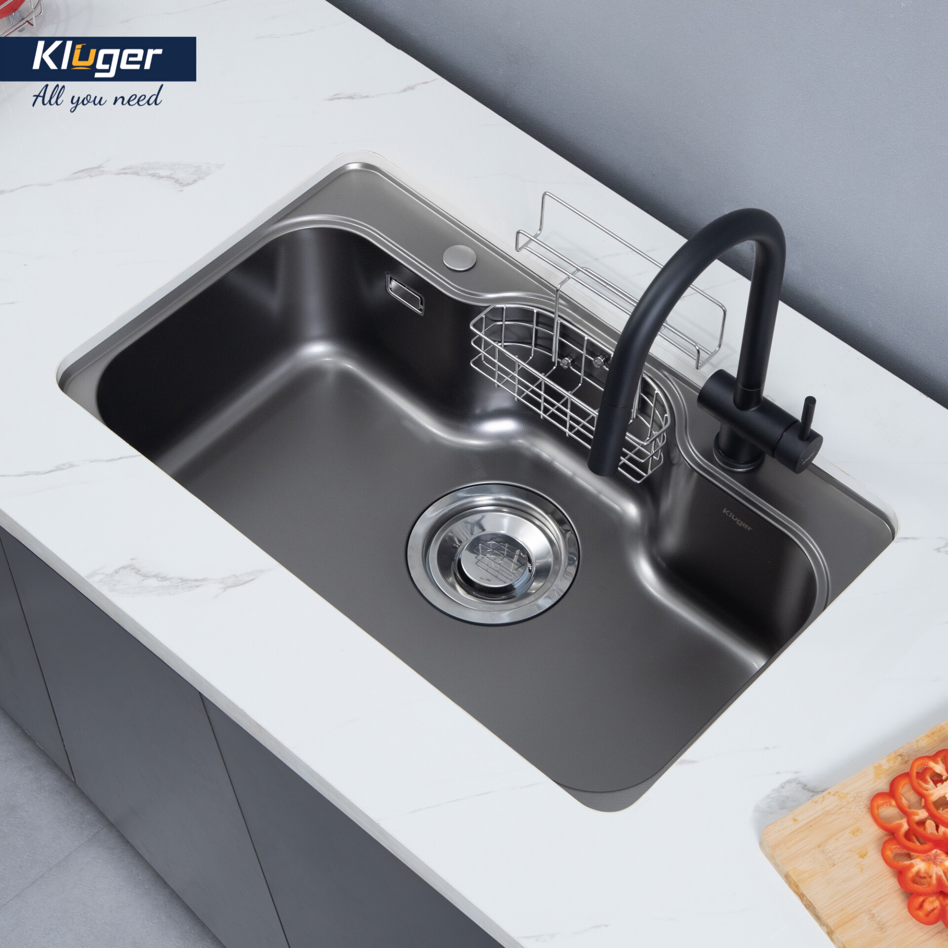 CHẬU RỬA CHÉN KLUGER KT8050FB S80 - chau rua bat kluger kt8050fb s80 basic 2