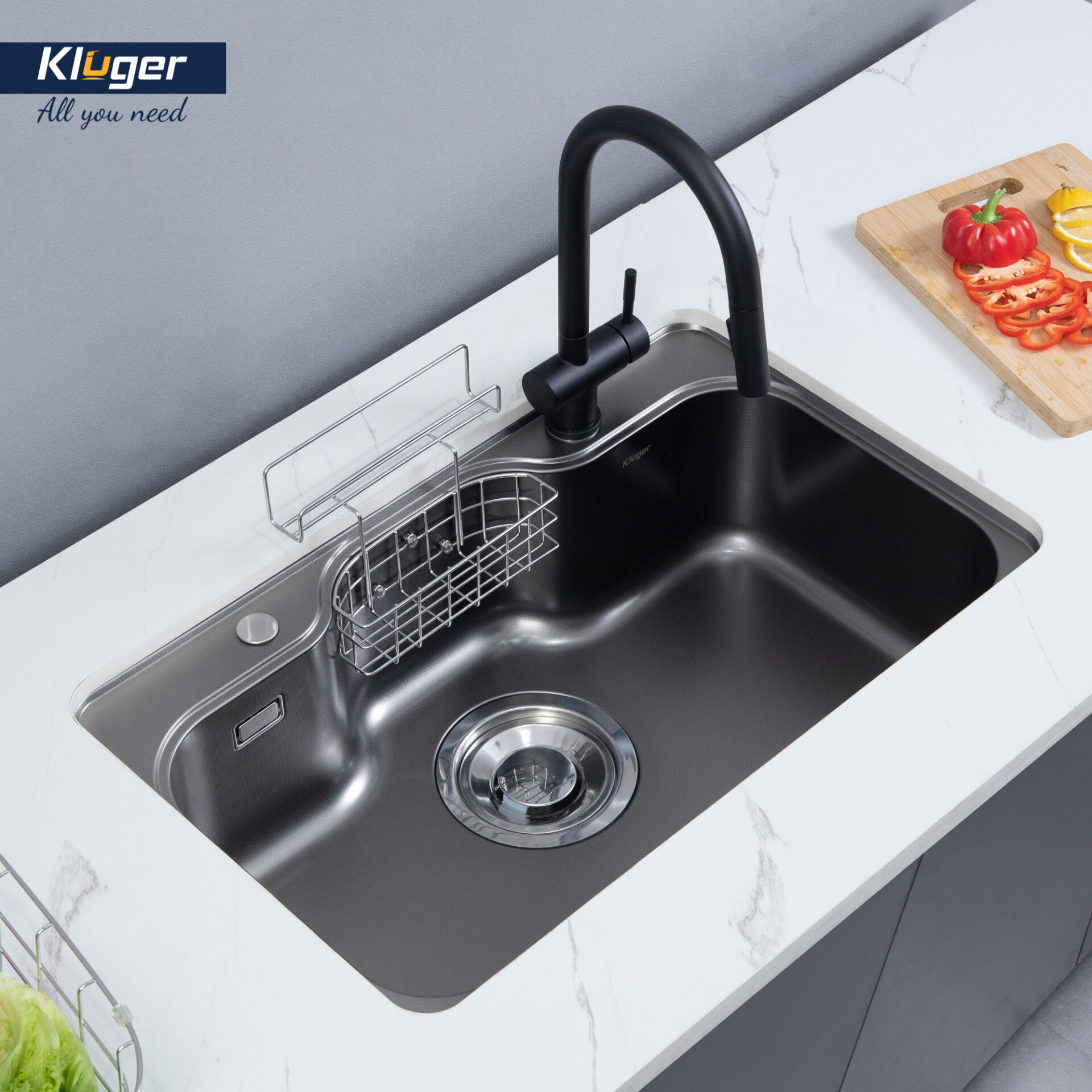 CHẬU RỬA CHÉN KLUGER KT8050FB S80 - chau rua bat kluger kt8050fb s80 basic 3