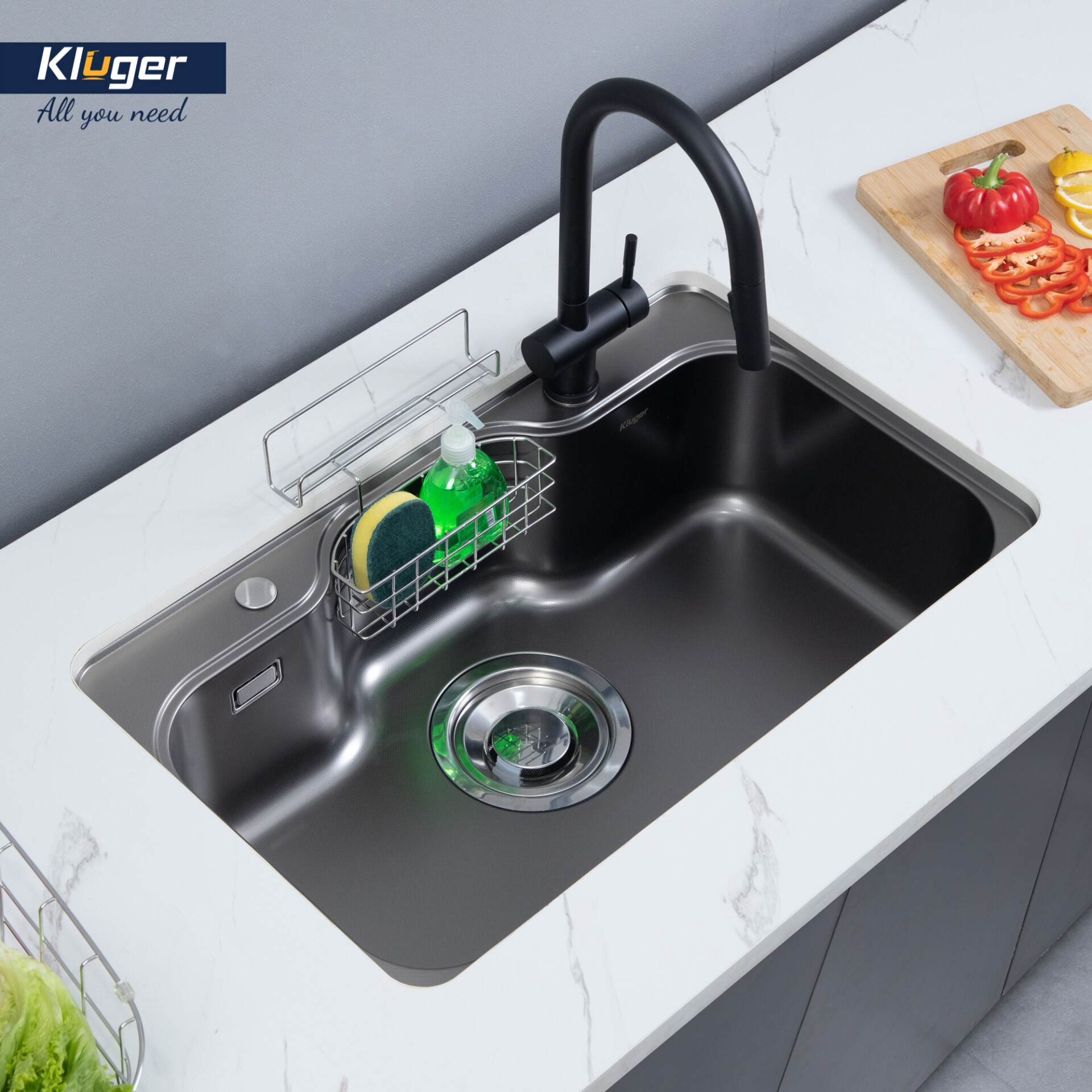 CHẬU RỬA CHÉN KLUGER KT8050FB S80 - chau rua bat kluger kt8050fb s80 basic 4