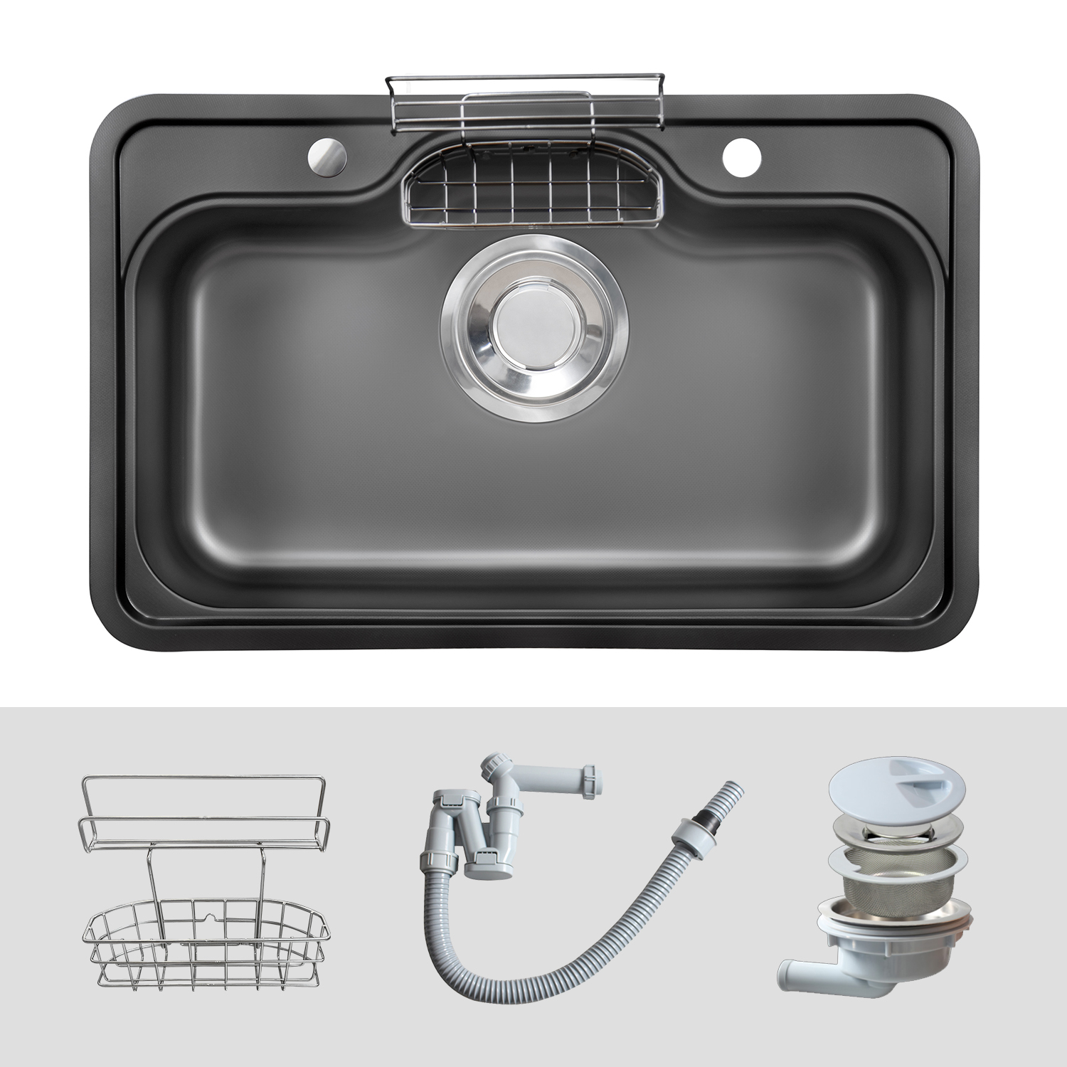 CHẬU RỬA CHÉN KLUGER KT8050FB S80 - chau rua bat kluger kt8050fb s80 phu kien