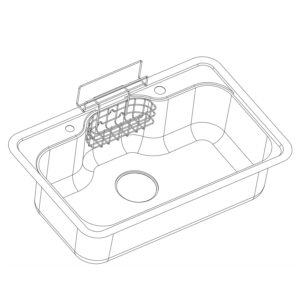 CHẬU RỬA CHÉN KLUGER KT8050FS S80 - chau rua bat kluger kt8050fs s80 do hoa