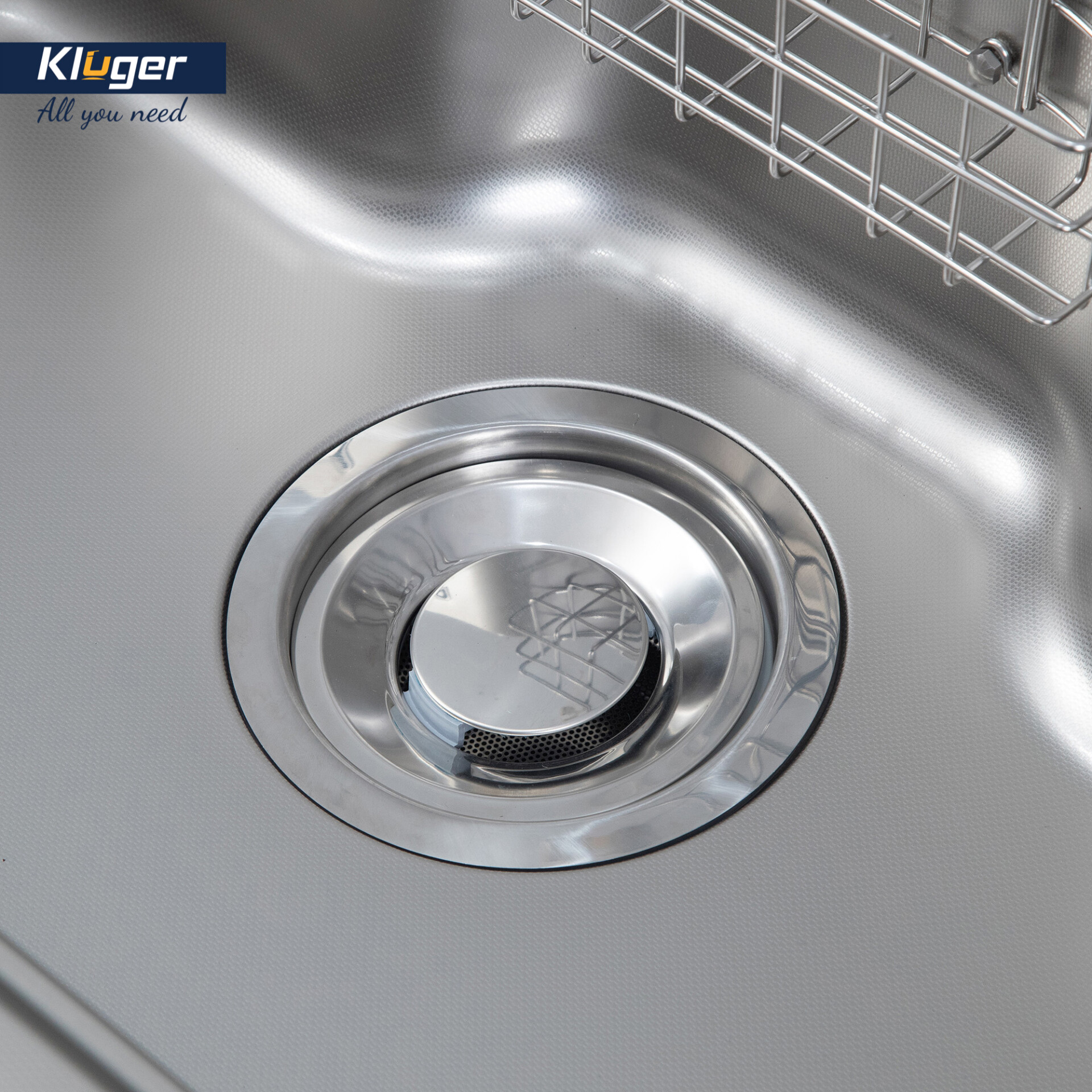 BÁT RÁC INOX KLUGER KS 185J - chau rua bat kluger kt8050fs taki 11