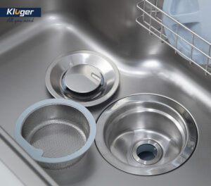 BÁT RÁC INOX KLUGER KS 185J - chau rua bat kluger kt8050fs taki 13