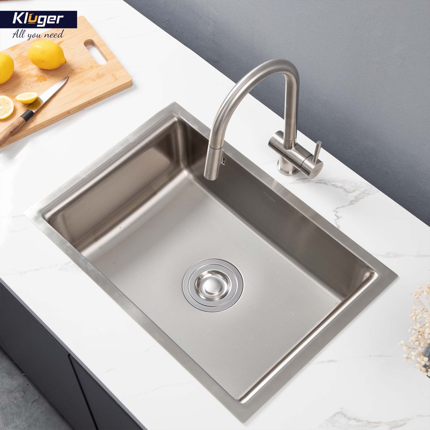 CHẬU RỬA CHÉN KLUGER KU8121S S68 - chau rua bat kluger ku8121s s68 k200 1