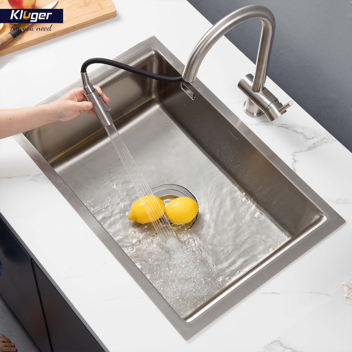 CHẬU RỬA CHÉN KLUGER KU8121S S68 - chau rua bat kluger ku8121s s68 k200 2