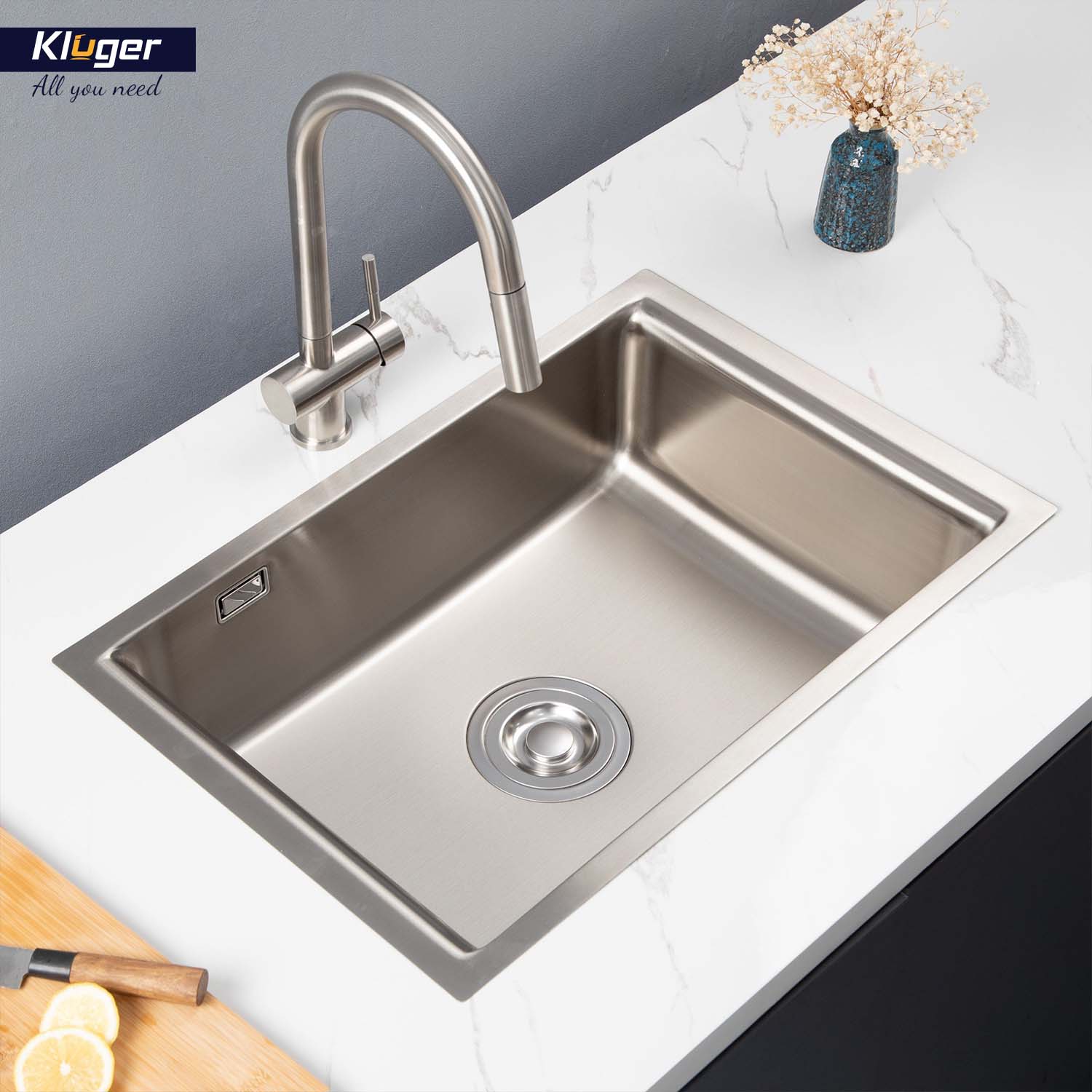 CHẬU RỬA CHÉN KLUGER KU8121S S68 - chau rua bat kluger ku8121s s68 k200 3