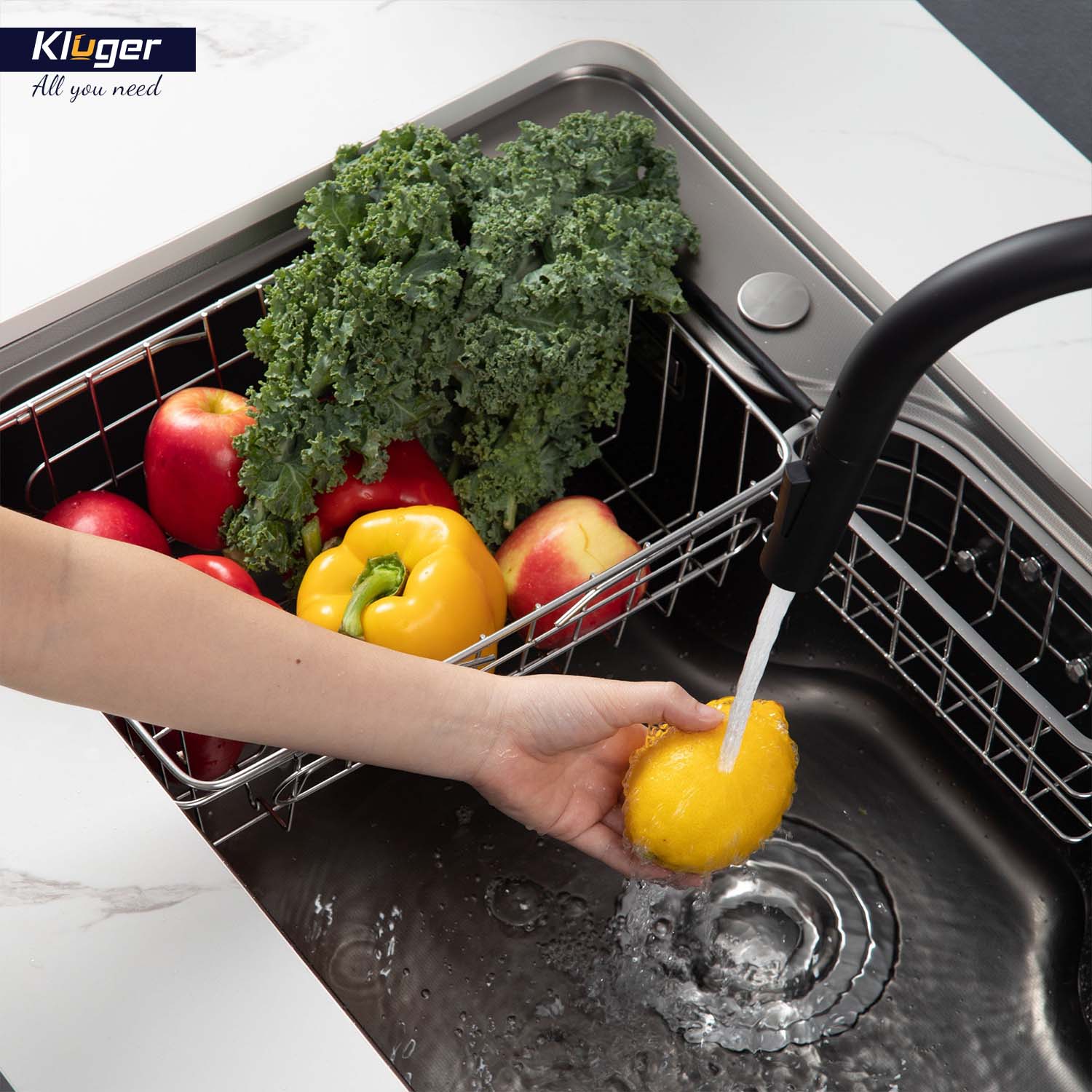 CHẬU RỬA CHÉN KLUGER KW8151FB S80 PLUS - chau rua bat kluger kw8151fb s80 k500 2