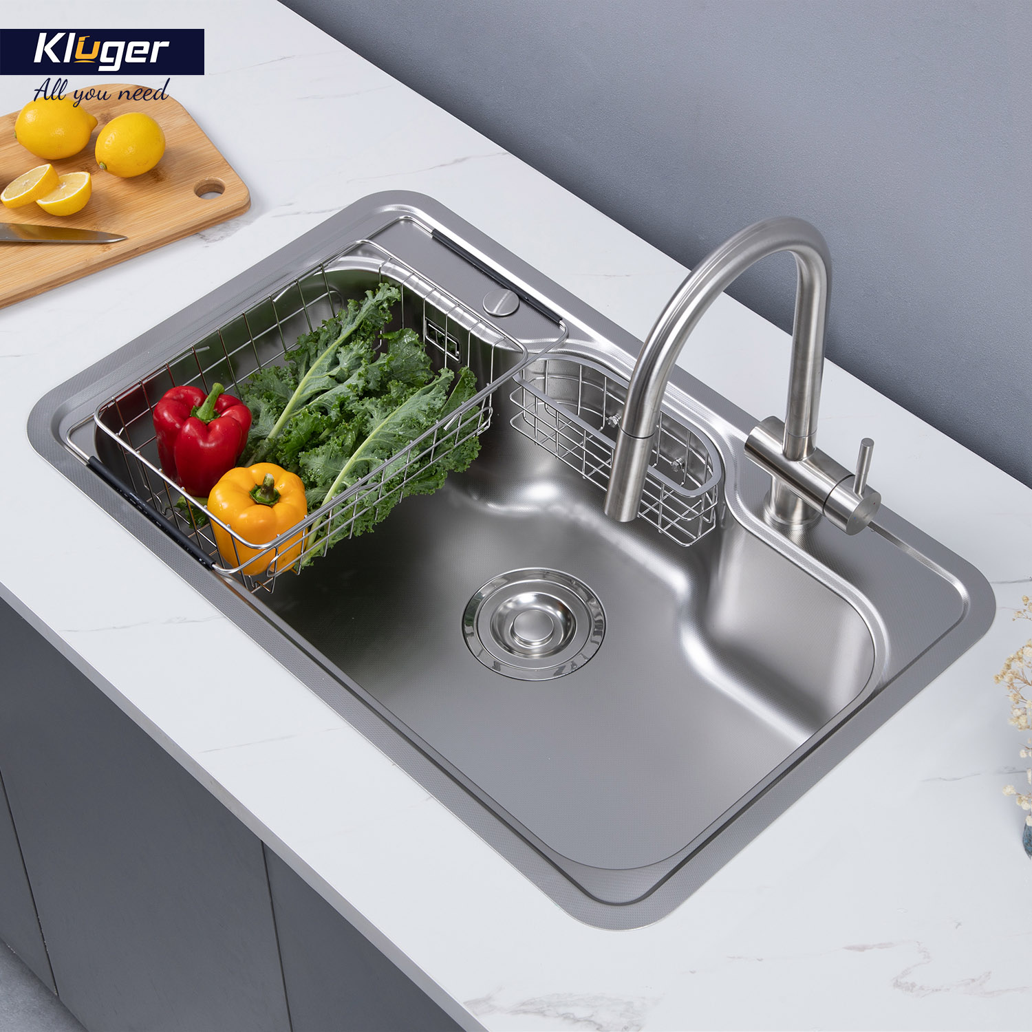 CHẬU RỬA CHÉN KLUGER KW8151FS S80 PLUS - chau rua bat kluger kw8151fs s80 k500 series 6