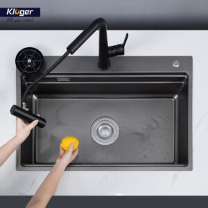 CHẬU RỬA CHÉN KLUGER KWF8161FB S76 - chau rua bat kluger kwf8161fb s76 k600 11
