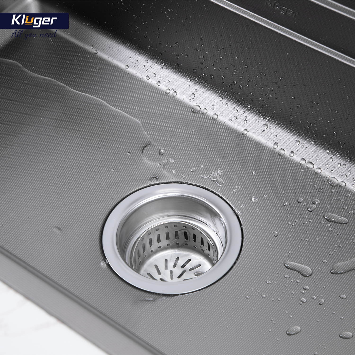CHẬU RỬA CHÉN KLUGER KWF8161FB S76 - chau rua bat kluger kwf8161fb s76 k600 15