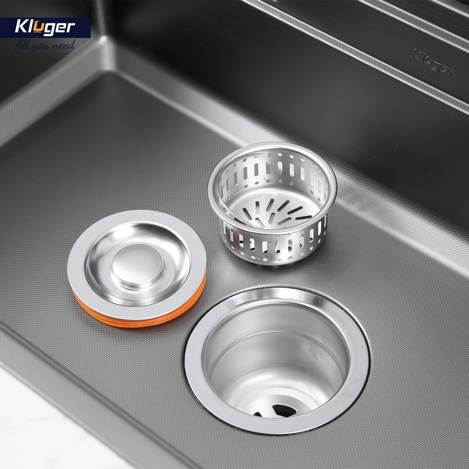 CHẬU RỬA CHÉN KLUGER KWF8161FB S76 - chau rua bat kluger kwf8161fb s76 k600 16