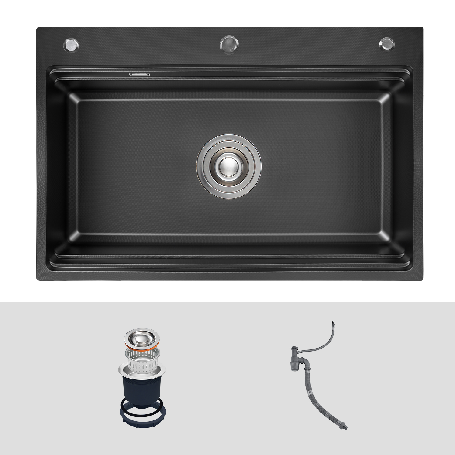 CHẬU RỬA CHÉN KLUGER KWF8161FB S76 - chau rua bat kluger kwf8161fb s76 k600 basic