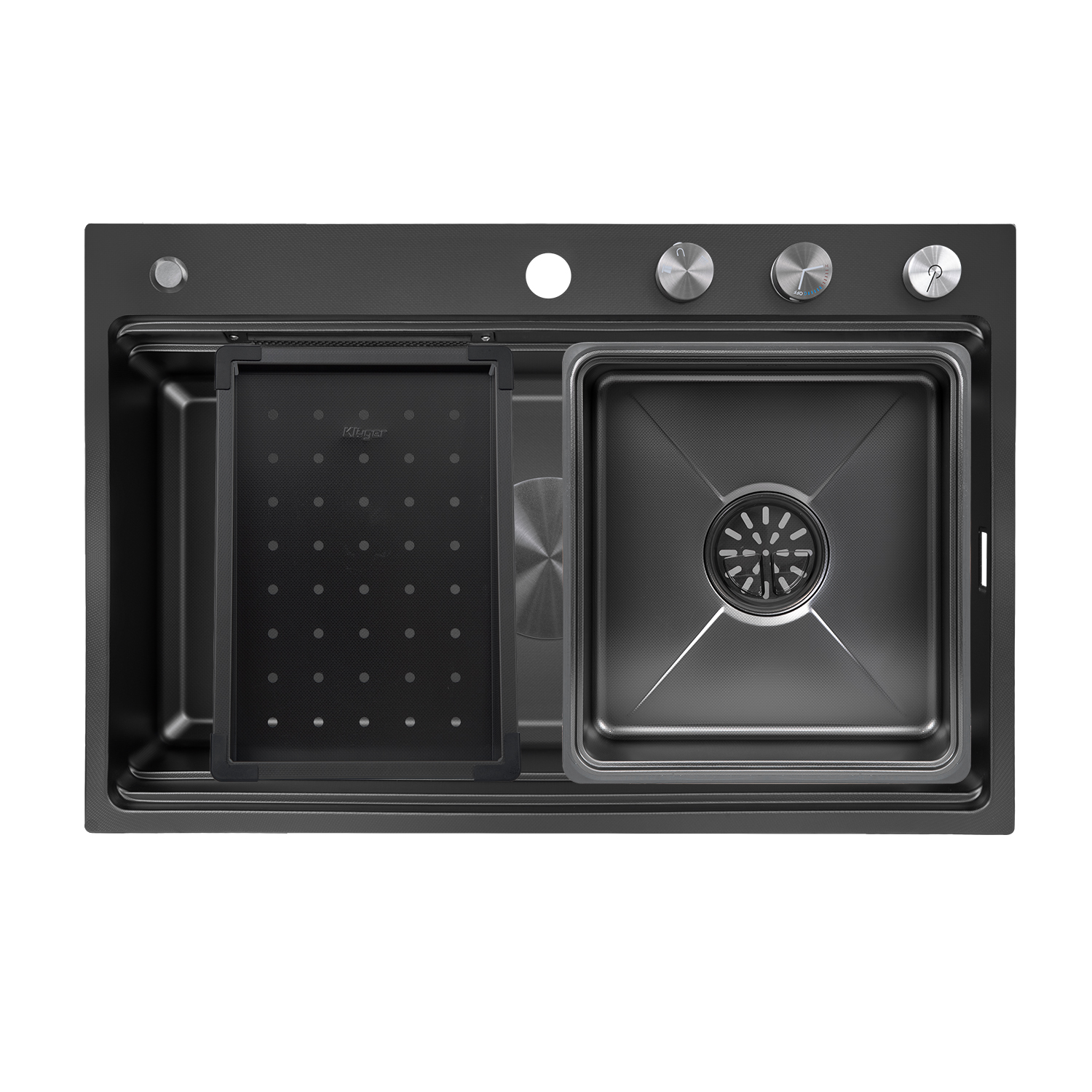 CHẬU RỬA NHỎ INOX KLUGER KSWB 403FB - chau rua bat kluger kwf8161fb s76w plus