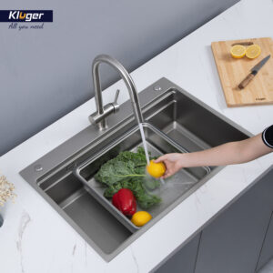 CHẬU RỬA CHÉN KLUGER KWF8161FS S76 PLUS - chau rua bat kluger kwf8161fs s76 k600 10