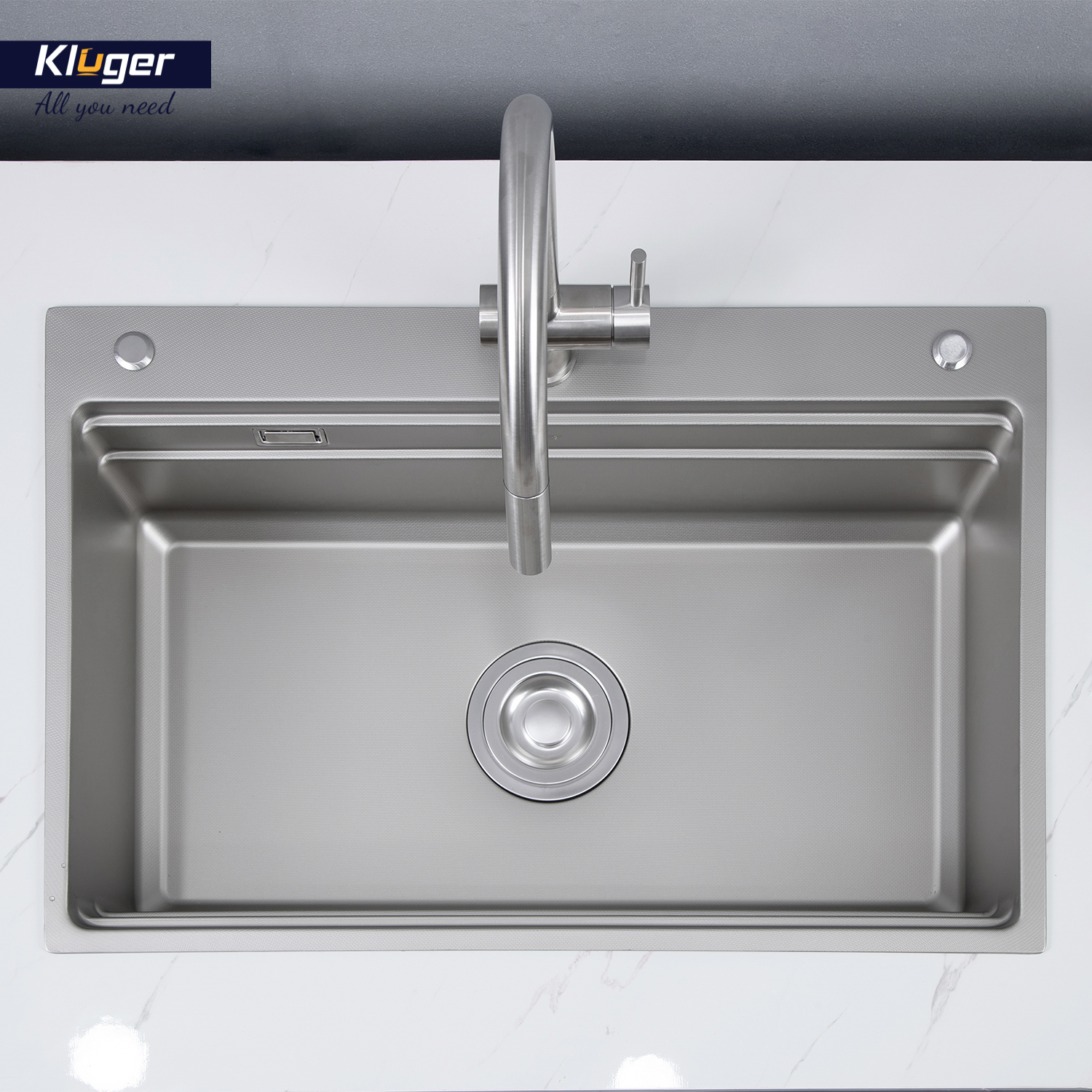 CHẬU RỬA CHÉN KLUGER KWF8161FS S76 PLUS - chau rua bat kluger kwf8161fs s76 k600 8 1