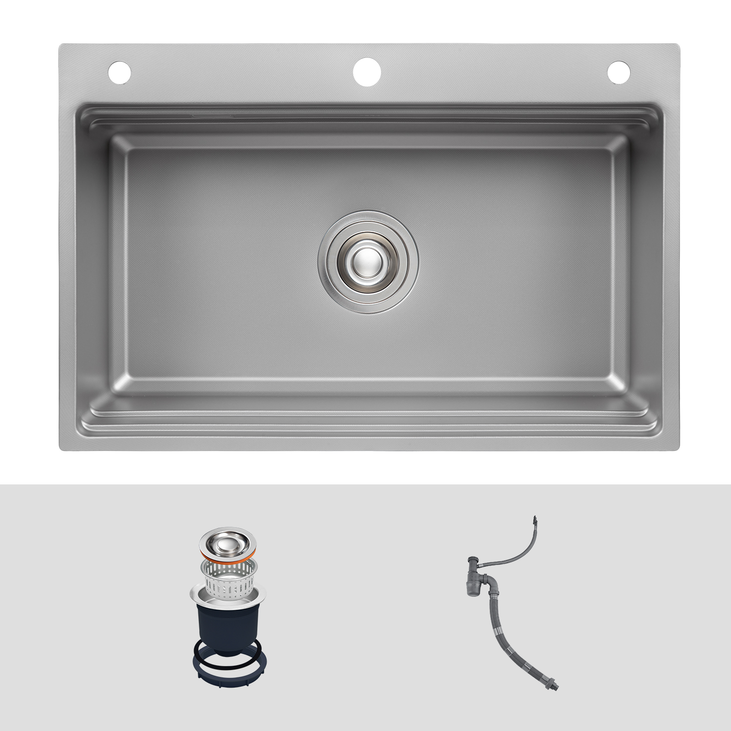 CHẬU RỬA CHÉN KLUGER KWF8161FS S76 - chau rua bat kluger kwf8161fs s76 k600 basic