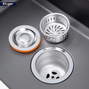 BÁT RÁC INOX KLUGER KS 501DN140B - chau rua bat kluger kwu8161fb s70 k600 8