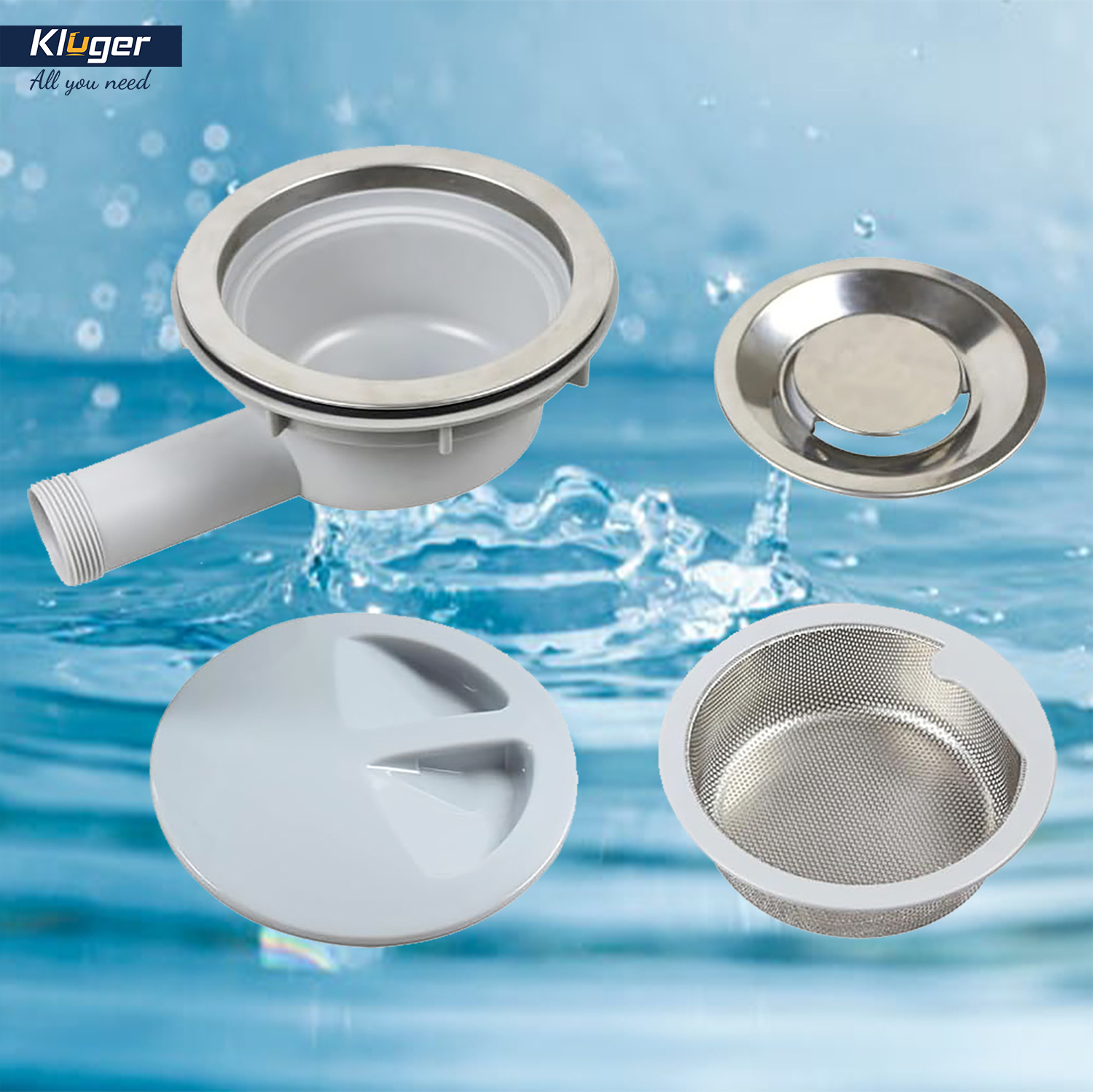 CHẬU RỬA CHÉN KLUGER KY7545FS S75 - chi tiet thao roi bat rac kluger ks 185j 1