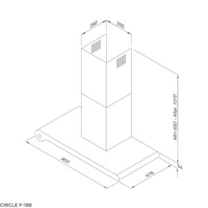 MÁY HÚT KHÓI KẾT HỢP KHỬ MÙI MALLOCA CIRCLE F-188 - circle f 188