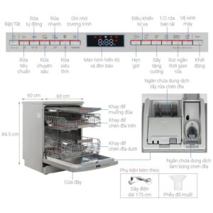 MÁY RỬA BÁT ĐỘC LẬP BOSCH SERIE 6 SMS6ZCI06E - dac diem may rua chen doc lap bosch sms6eci11e