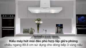 MÁY HÚT MÙI ĐẢO HAFELE 90CM HH-IS90A (539.81.715) - dao hafele hh is90a 2 1 1