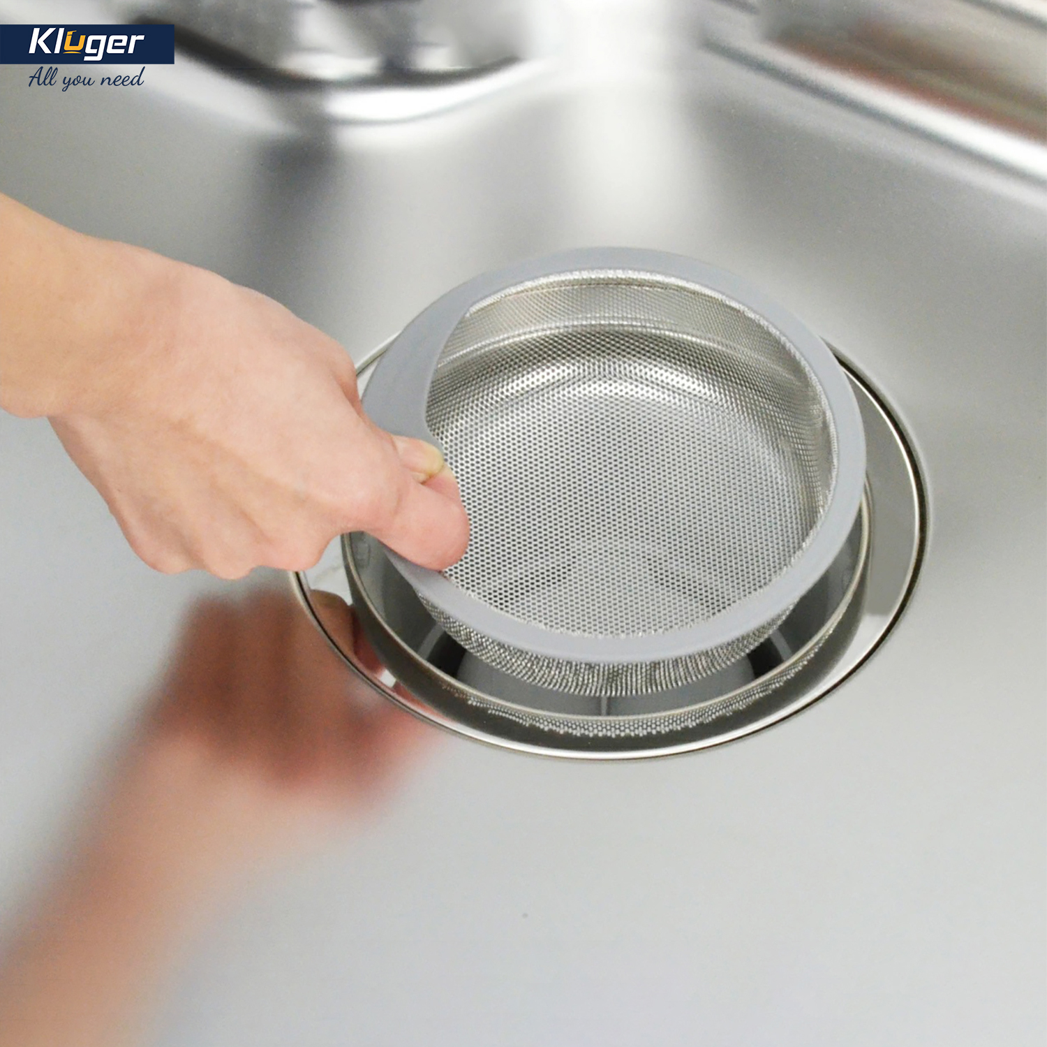 CHẬU RỬA CHÉN KLUGER KY7545FS S75 - de dang thao roi bat rac kluger ks 185j 1 2