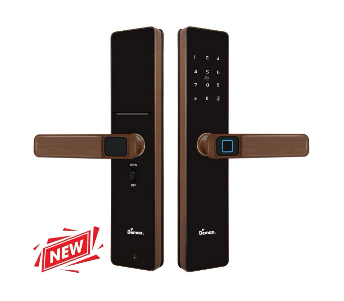 KHÓA CỬA GỖ THÔNG MINH APP WIFI DEMAX SL-C320 AC  - demax sl c320 ac 1