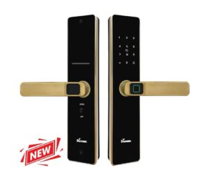 KHÓA CỬA GỖ THÔNG MINH APP WIFI DEMAX SL-C320 CG  - demax sl c320 cg 1