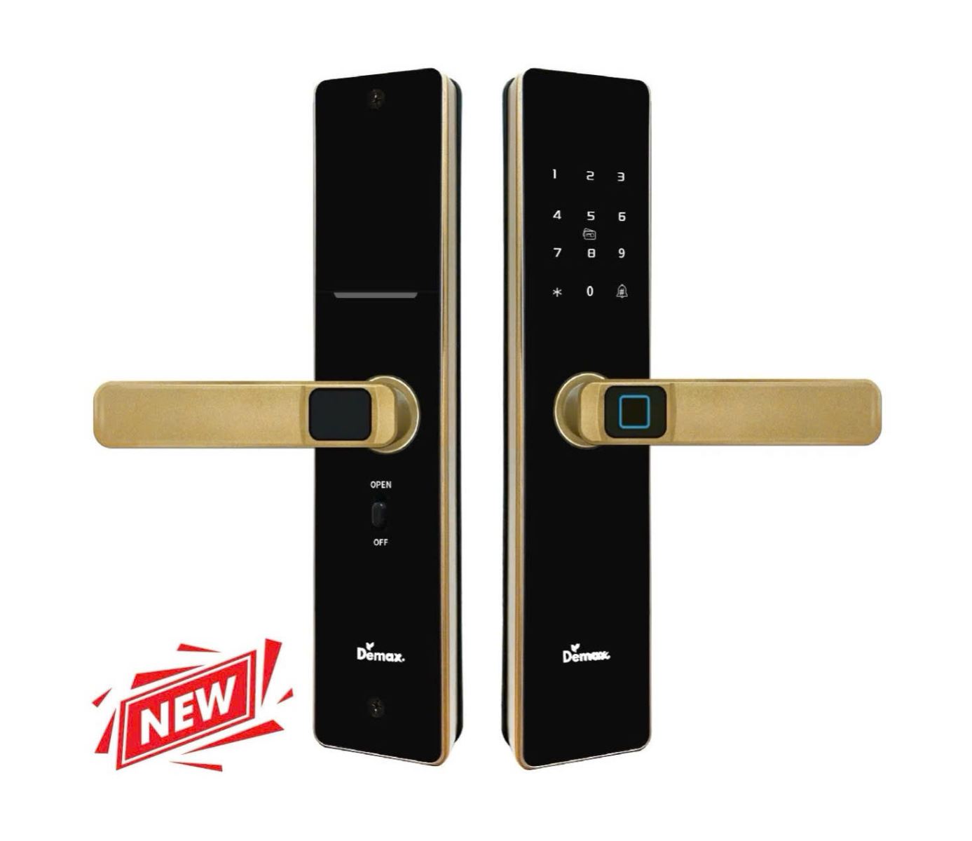KHÓA CỬA GỖ THÔNG MINH APP WIFI DEMAX SL-C320 CG