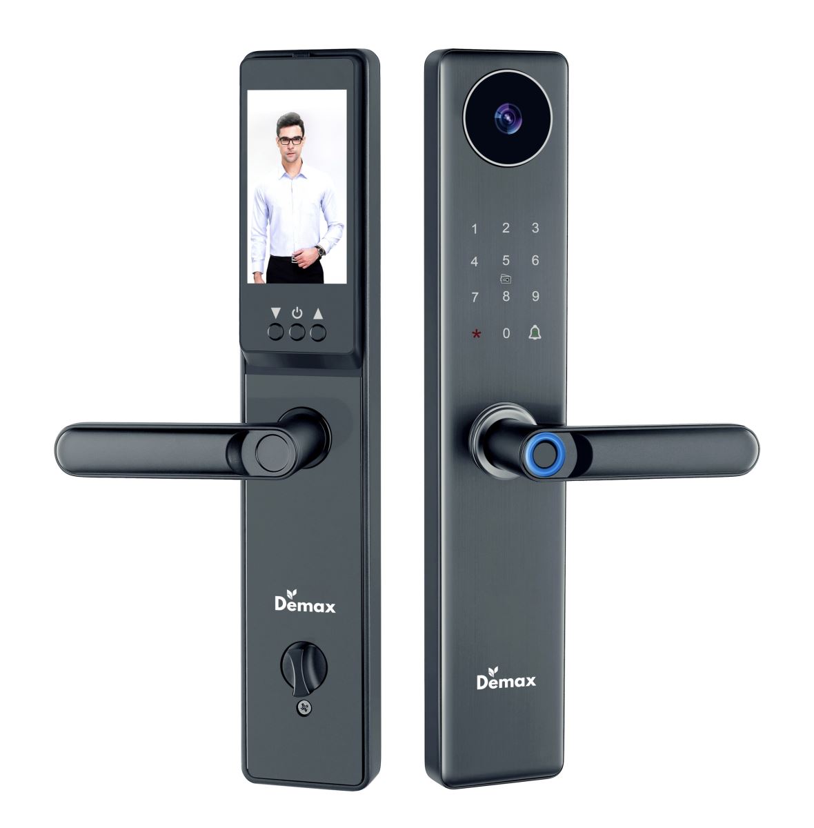 KHÓA CỬA VÂN TAY APP WIFI DEMAX SL-C66 GS - demax sl c66 gs 1