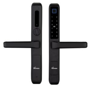 Khóa vân tay cửa nhôm Demax SL606 BL App wifi Của Đức - Chống nước tuyệt đối