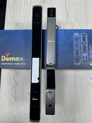 Khoá cửa vân tay Demax SL909 AG Face ID chống nước camera chuống cửa Của Đức - Chống nước - demax sl909 ag cnc 1