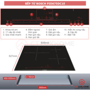 BẾP TỪ BOSCH SERI 8 PID675DC1E - diem noi bat bep tu bosch pid675dc1e