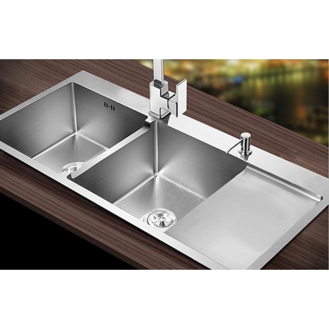 CHẬU RỬA INOX KAFF KF-HM10048