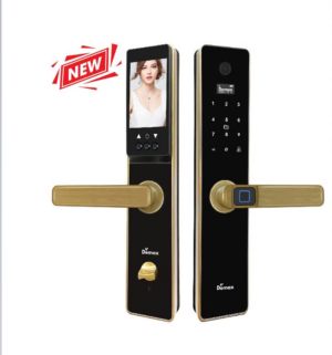 Khoá cửa vân tay Demax EL626 CG App wifi, chuông màn hình Của Đức