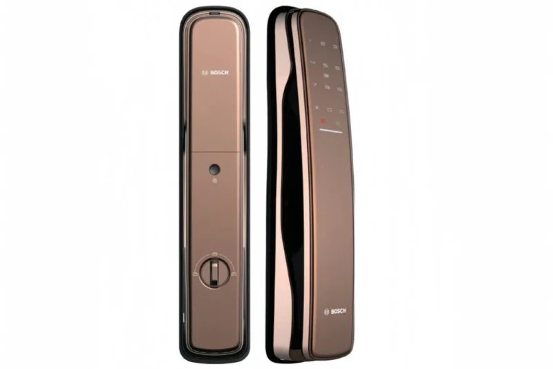 KHÓA CỬA VÂN TAY THÔNG MINH BOSCH EL800X EU AMBER GOLD APP WIFI -