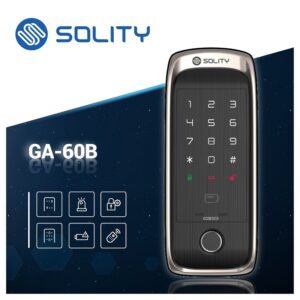 Khóa cửa vân tay Solity GA-60B ( Cửa Nhôm + Cửa Gỗ ) giá rẻ Của Hàn Quốc - ga 60b 1