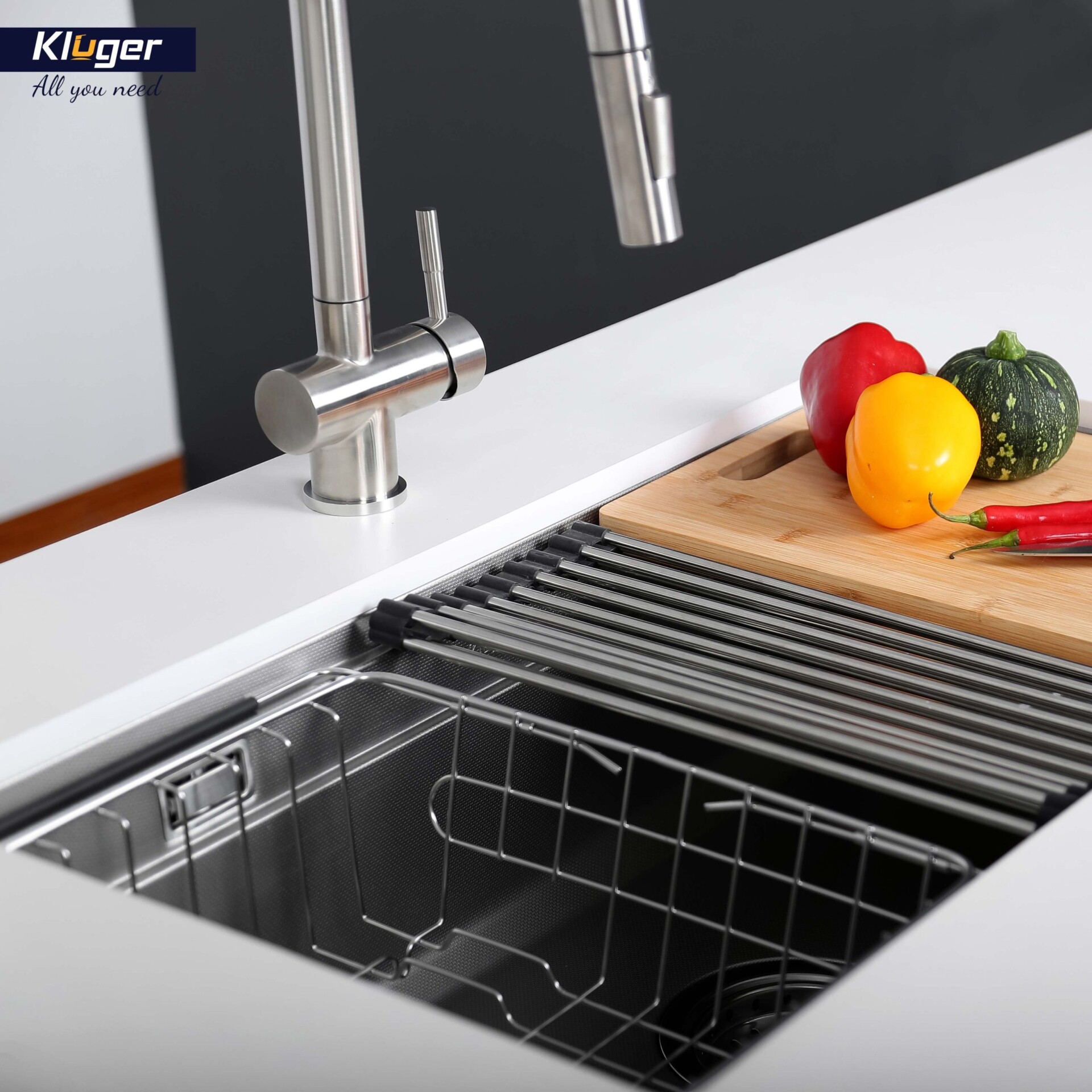 GIÁ ĐỂ ĐỒ INOX KLUGER KRM 02 - gia de do inox kluger krm 02 2 scaled 1