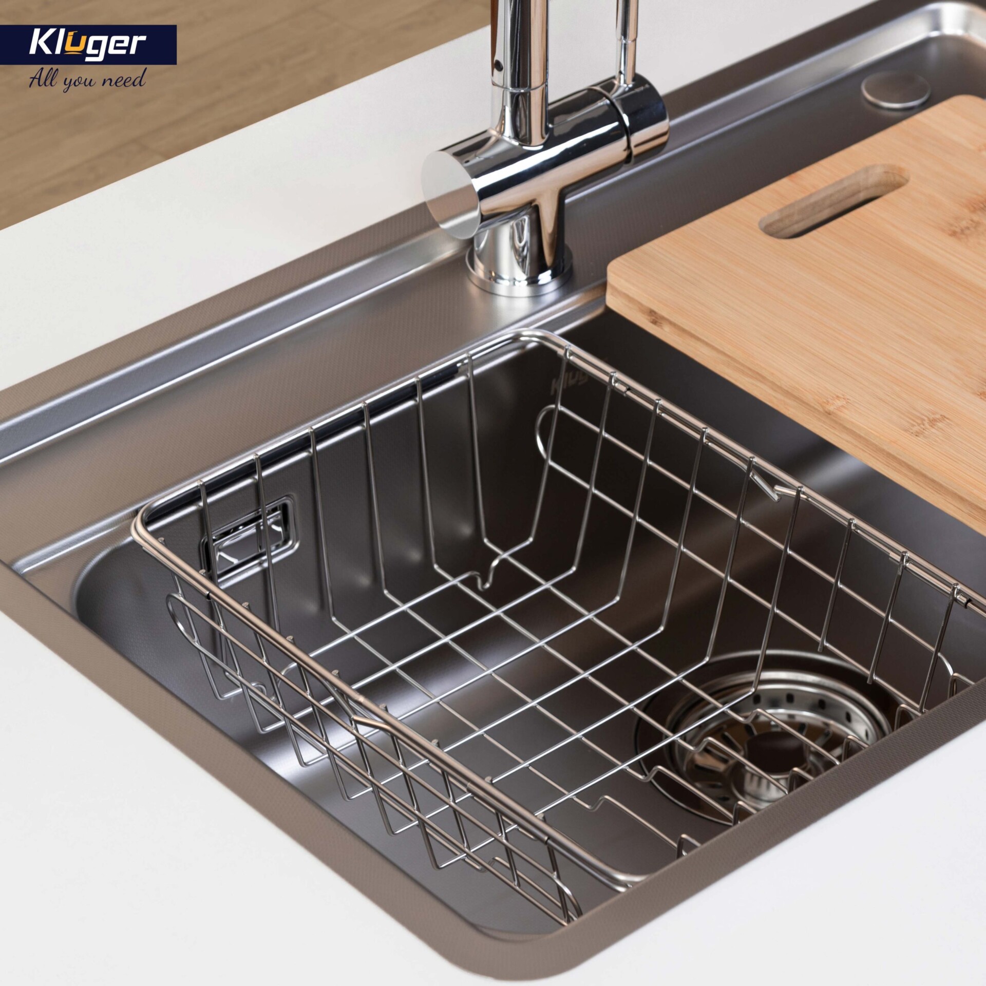 GIỎ ĐỂ ĐỒ INOX KLUGER KB 601S - gio de do inox kluger kb 601s 3 scaled 1