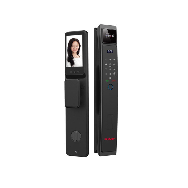 Khoá cửa vân tay thông minh Sharp R1-FDV Black App wifi, Face ID
